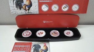 記念硬貨 酉年鶏図記念コイン 1豪ドル銀貨4種セット 入荷！！