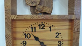 KICORI ネコの親子 掛置両用 クォーツ時計 入荷!!