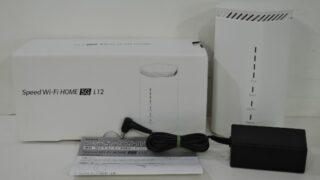 Speed Wi-Fi HOME 5G L12 ホームルーター NAR02 入荷！！